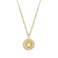 Necklace Amen Woman in Silver CLSCTOGBZ